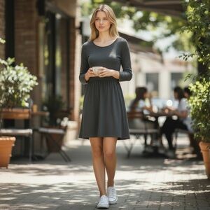 Collective Concepts Charcoal Mini Dress